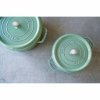 Mini Garnek żeliwny Okrągły 250 Ml, Miętowy Mini Cocotte Staub