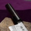 Kanetsune Zen-Bokashi Ao/ir Santoku 16,5