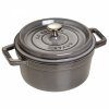 Garnek żeliwny Okrągły 2.6l Grafitowy La Cocotte Staub