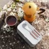 Monbento Sztućce podróżne Moka, Pink