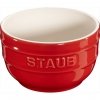 Zestaw 4 Ramekinów Okrągłych 9 Cm, Czerwony XS-MINIS Staub