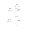 Dozownik bezdotykowy na baterie 946 ml / simplehuman