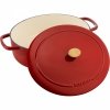Garnek żeliwny Owalny 5.5l Czerwony Bellamonte Ballarini