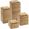 Zestaw 4 Pojemników Bambusowych Storage  Zwilling