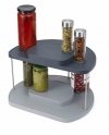 JJ-Dwupoziomowy organizer, szary, CupboardStore™