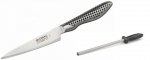 Nóż uniwersalny 11cm Global GS-36 PLUS ostrzałka Taidea T0825D 