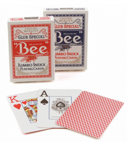 Karty Bee Jumbo Index, indeks Bicycle 1001770