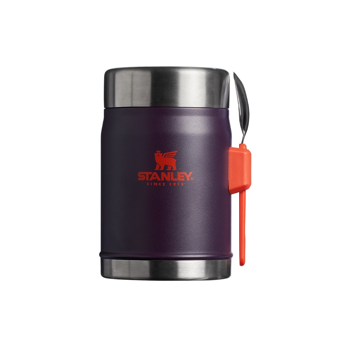 Stanley Termos Obiadowy ze Sztućcem CLASSIC 0,4L - Plum, Utrzymuje Ciepło