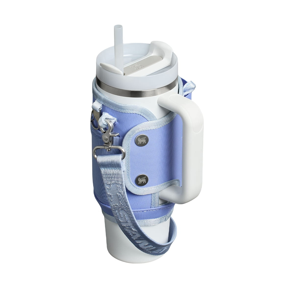 Wygodna torebka z paskiem na kubek Quencher 1,18 l - praktyczne kieszonki, kolor Hydrangea