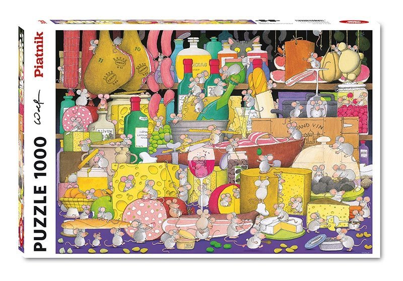 Puzzle Myszy harcują Piatnik