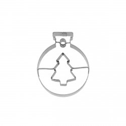 Foremka do wykrawania ciastek Bombka z Choinką 6 cm / Birkmann