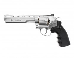 Wiatrówka - rewolwer Dan Wesson 6&quot; Diabolo 4,5 mm Silver (17611)