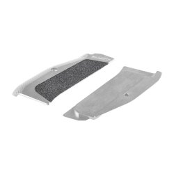 Długie okładziny Toni System do pistoletów CZ srebrne