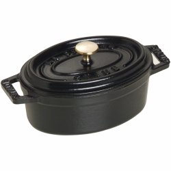 Mini Garnek żeliwny Owalny 250 Ml, Czarny Mini Cocotte Staub
