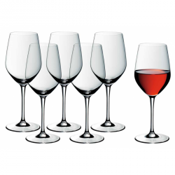 WMF - Zestaw 6 kieliszków do czerwonego wina easy Plus