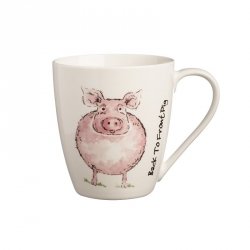 PK- Kubek 350ml, Back To Front Pig Mug