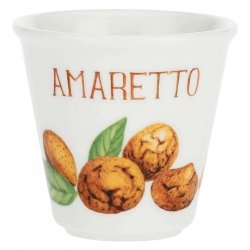 LA PORCELLANA BIANCA LIQUORELLI Zestaw 6 kieliszków do amaretto 75 ml