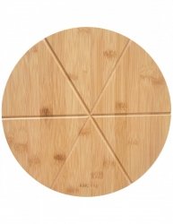 Deska bambusowa do serwowania i krojenia pizzy KH-1565