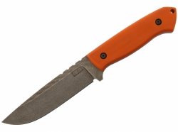 Nóż ZA-PAS Ultra Outdoor Stonewash G10 Orange