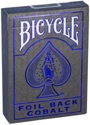 Karty Bicycle Foil Back Cobalt