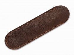Skórzane etui Boker na brzytwę, ciemno-brązowe