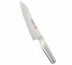 Orientalny nóż szefa kuchni 20 cm żłobiony Global NI GN-002