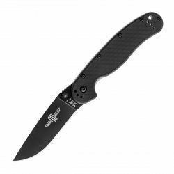 Nóż składany Ontario RAT-1 Folder Black Plain (8846BP)