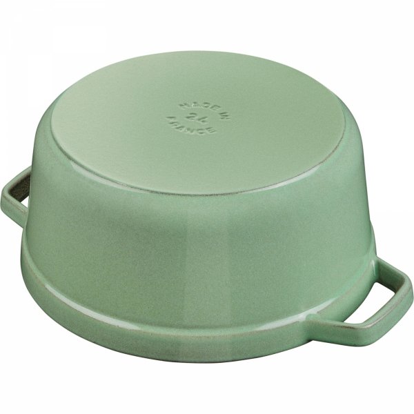 Garnek żeliwny Okrągły 2.2l Miętowy La Cocotte Staub