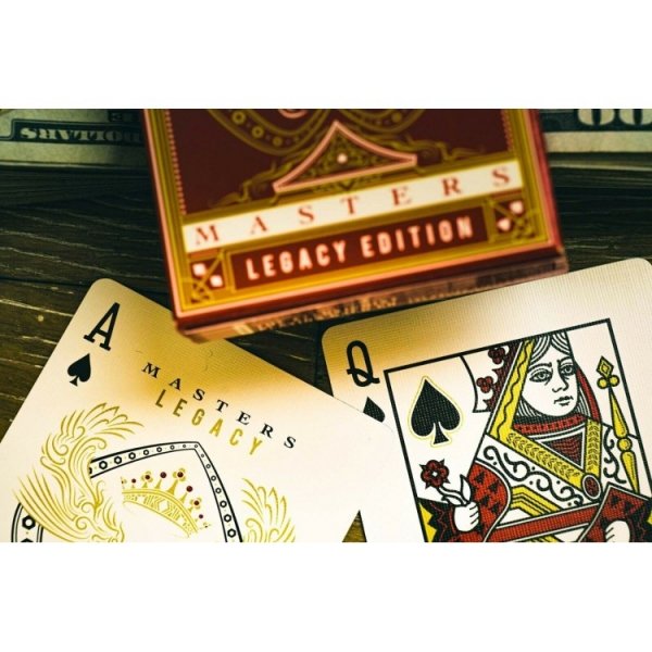 Czerwone Karty do Gry Ellusionist Legacy Masters