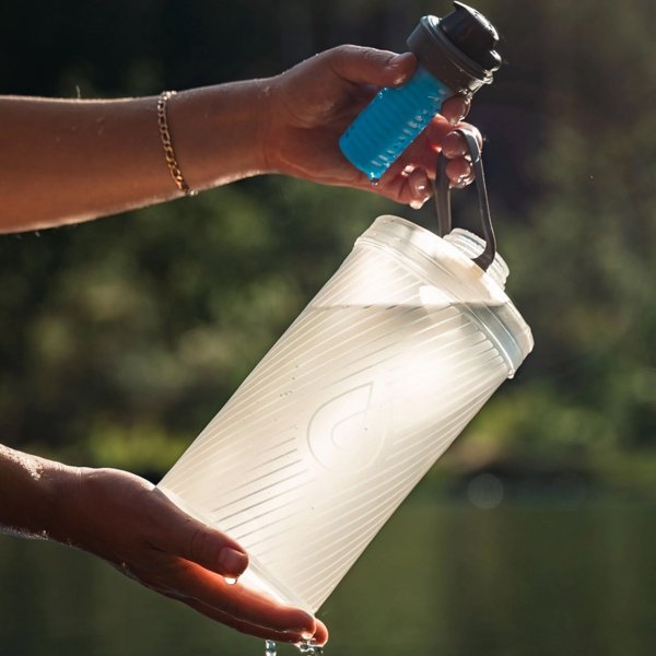 Butelka z filtrem HydraPak Flux+ Bottle 1,5 L - clear/hp blue