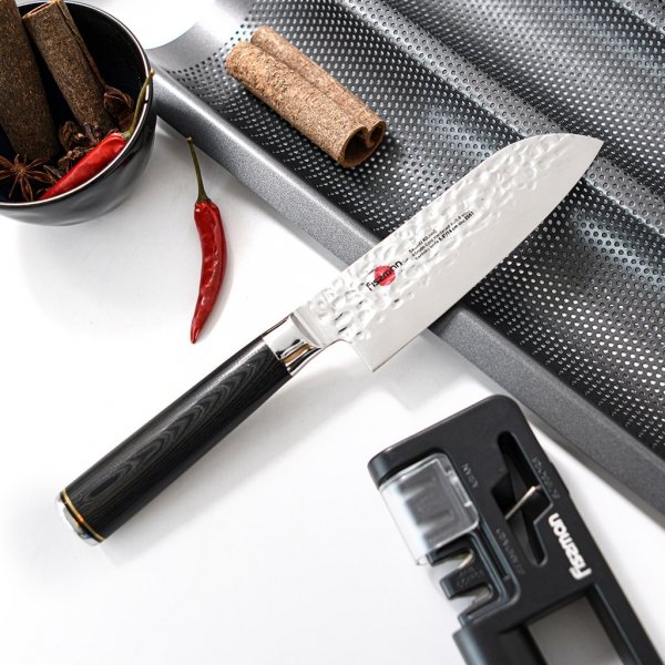 Fissman Kensei Kojiro nóż kuchenny małe santoku 14 cm