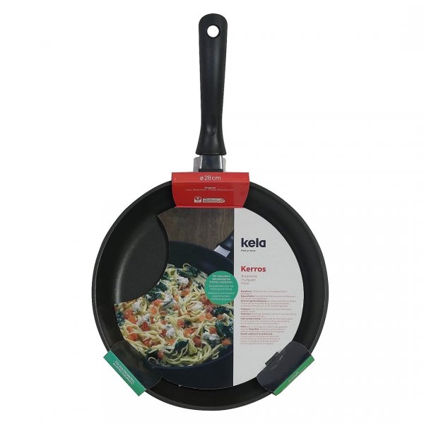 KELA-Patelnia 28 cm czarna Kerros