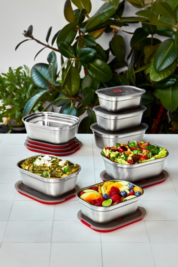 BB-Lunchbox stalowy 0,9l. Multifunction
