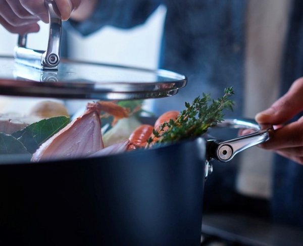 JJ-Rondel 23cm ze składanym uchwytem+pokryw. Space