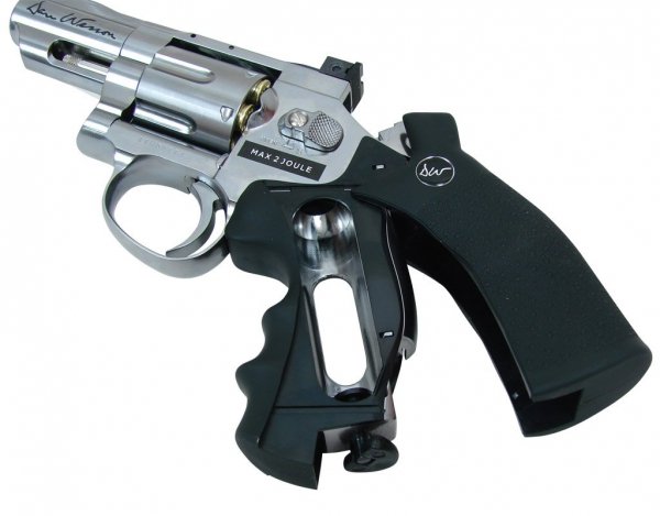 Wiatrówka - rewolwer Dan Wesson 2,5'' BB 4,5 mm Silver (17177)