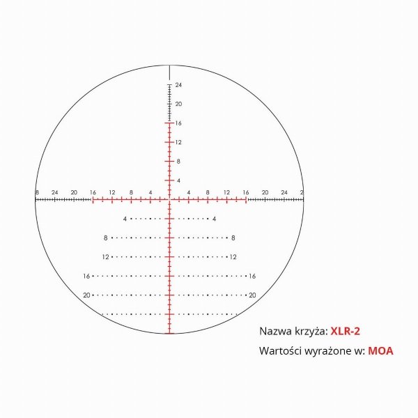 Luneta celownicza Vortex Razor HD LHT 4.5-22x50 FFP 30 mm AO XLR-2 MOA/MRAD