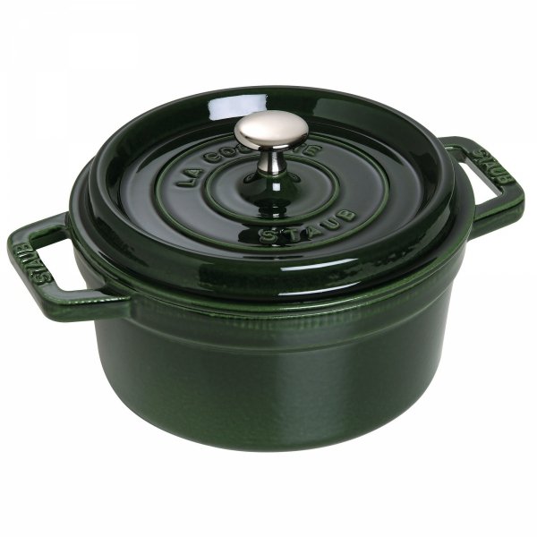 Garnek żeliwny Okrągły 1.7l Zielony La Cocotte Staub