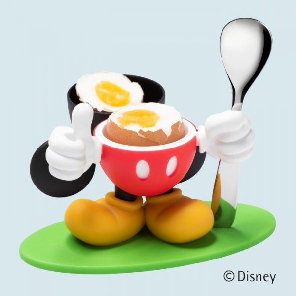 WMF-  Podstawka na jajko+ łyżeczka,Myszka Miki