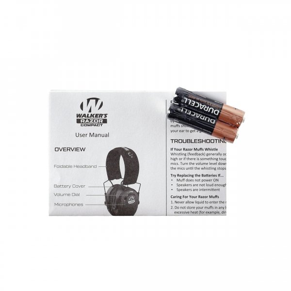Aktywne ochronniki słuchu Walker's Razor Slim Tacti-Grip FDE GWP-RSEMRH-MFDE