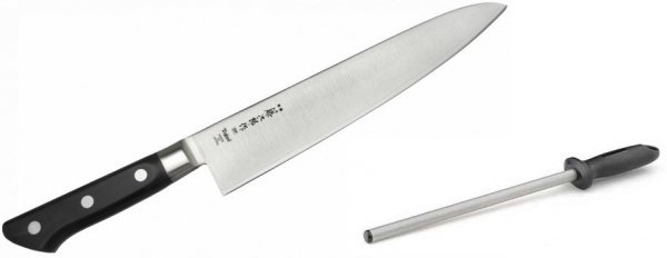 Nóż szefa kuchni 21cm Tojiro DP3 PLUS ostrzałka Taidea T0825D 