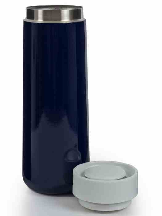Lund London Kubek podróżny 350ml indygo/biały, Travel