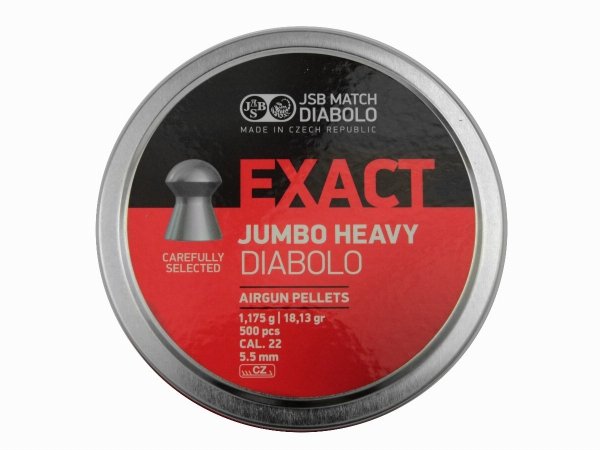 Śrut JSB Exact Jumbo Heavy 5,52 500szt.