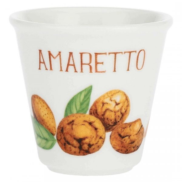 LA PORCELLANA BIANCA LIQUORELLI Zestaw 6 kieliszków do amaretto 75 ml