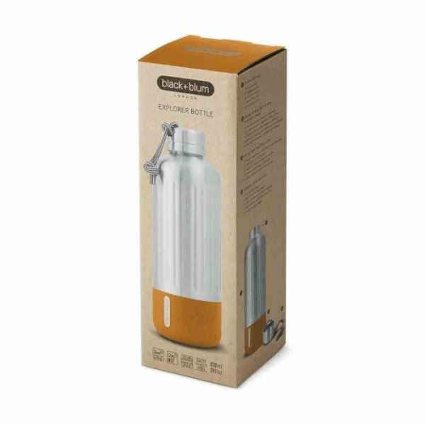 BB - Butelka stalowa EXPLORER 850 ml, pomarańczowa