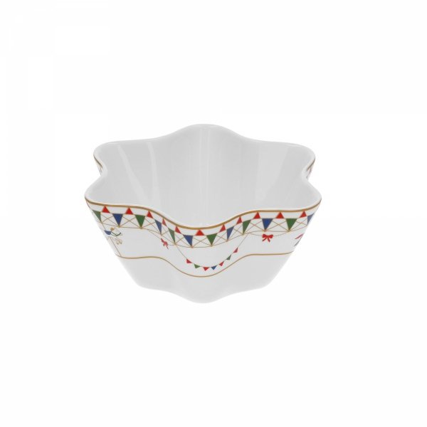 Duża Miska 19 Cm Xmas Carousel Rose&Tulipani