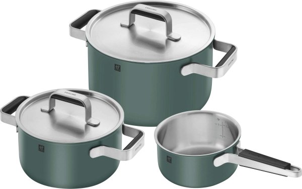 ZWILLING PURE Zestaw 3 Garnków Pure