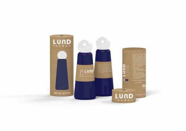 Lund London Butelka 500ml indygo/biała, Original