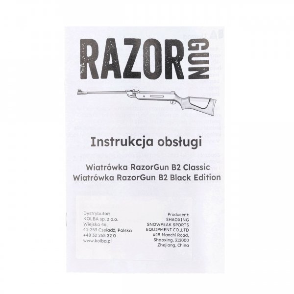 Wiatrówka RazorGun B2 Classic 5,5 mm drewno