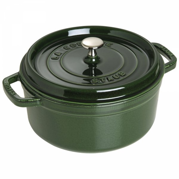 Garnek żeliwny Okrągły 3.8l Zielony La Cocotte Staub