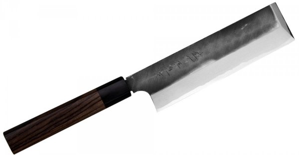 Hideo Kitaoka Shirogami Black Oktagon Nóż Usuba 18 cm